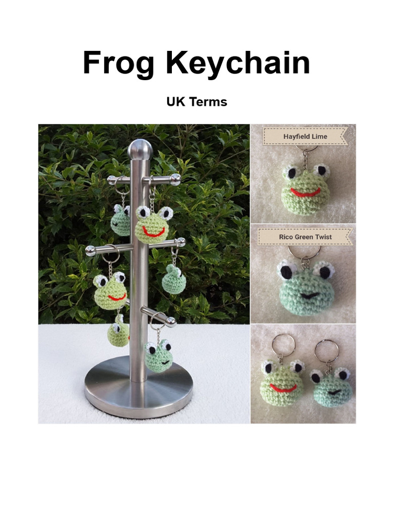 Frog Keychain | PDF