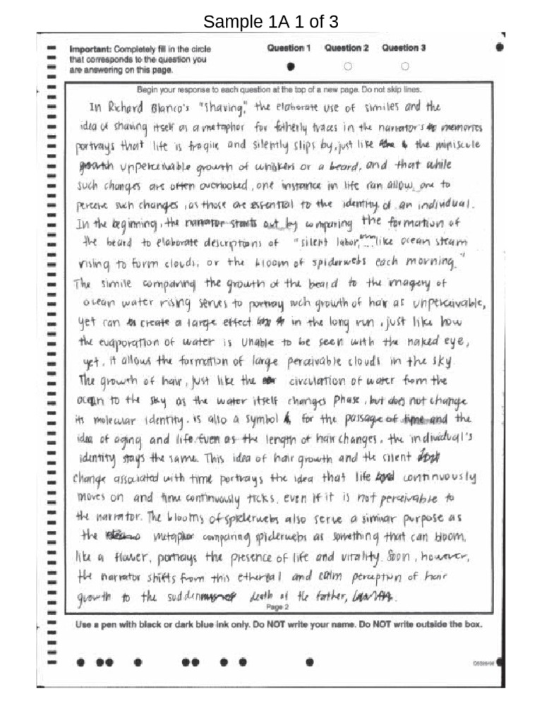 Sofia Multhauf - FRQ 1 2022 Samples | PDF