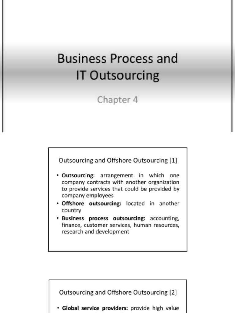 IT Management Chapter 4 | PDF