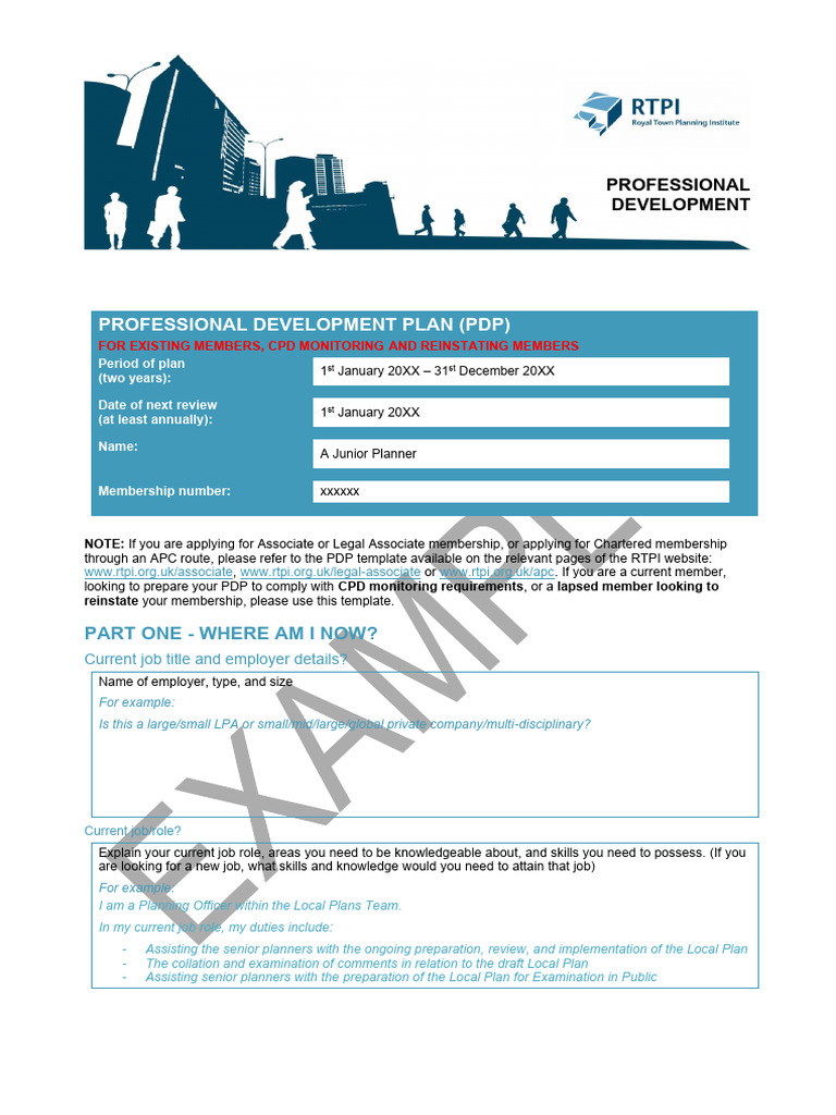 HTTPS:WWW - Rtpi.org - Uk:media:17309:pdp Example Junior Planner Jan 24 ...