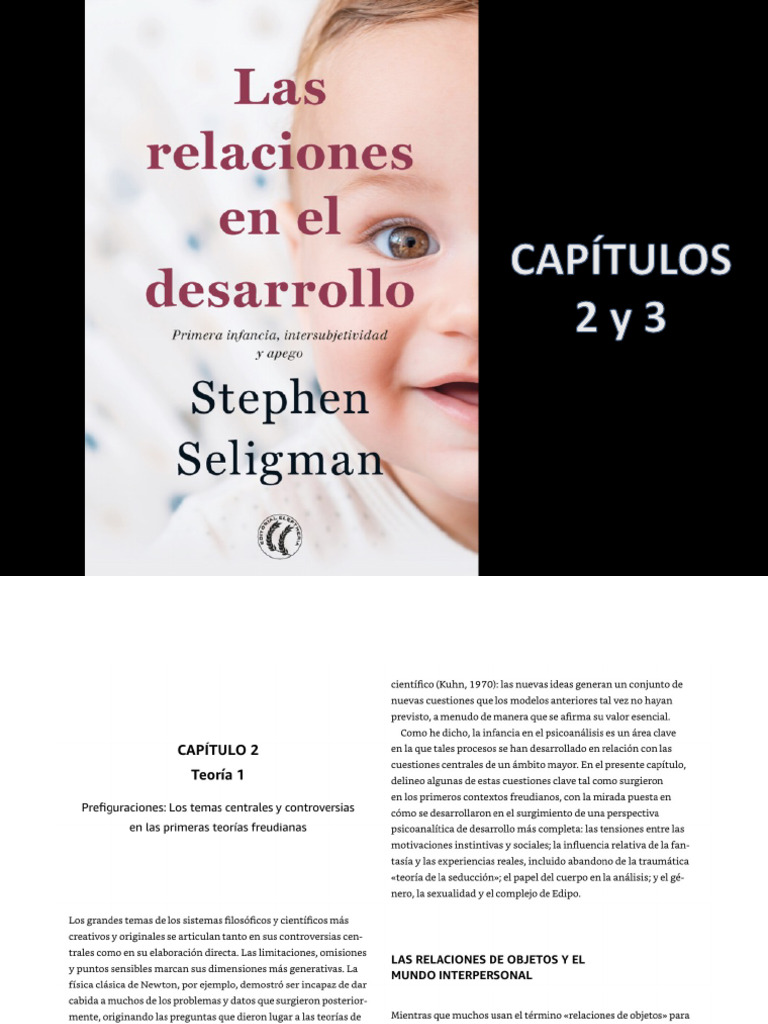 Las Relaciones en El Desarrollo - Capítulo 2 Y 3 (Stephen Seligman) | PDF