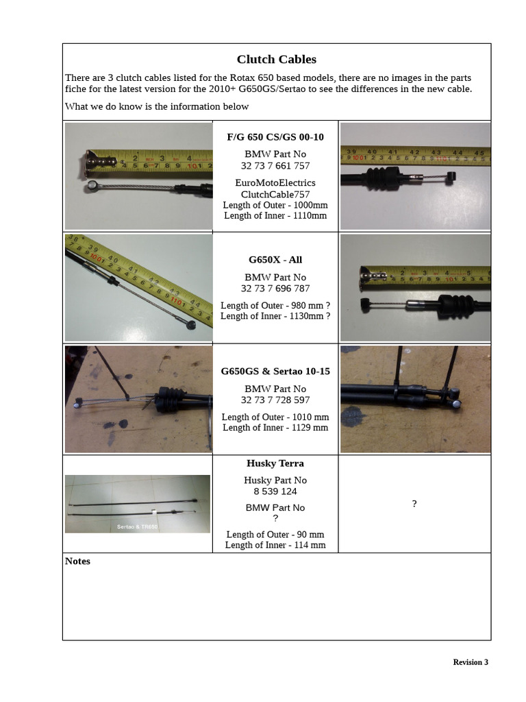 Clutch Cables | PDF