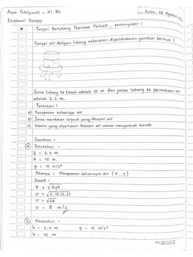 Penerapan Hukum Bernoulli | PDF
