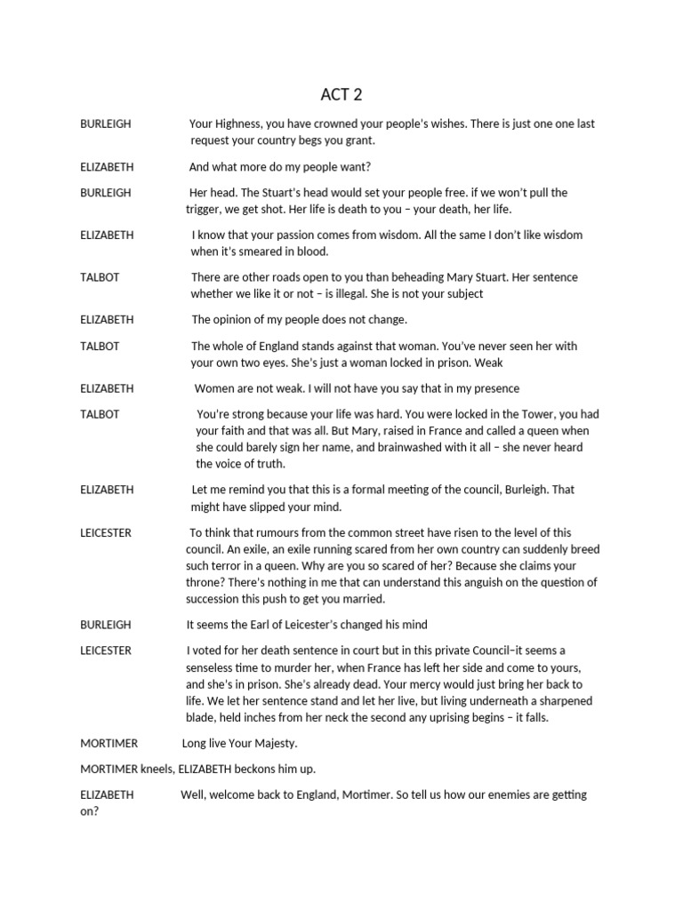 Act 2 | PDF