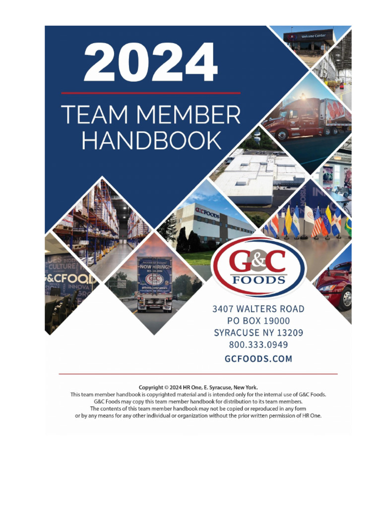 2024 Team Member Handbook | PDF | Overtime | Finance & Money Management