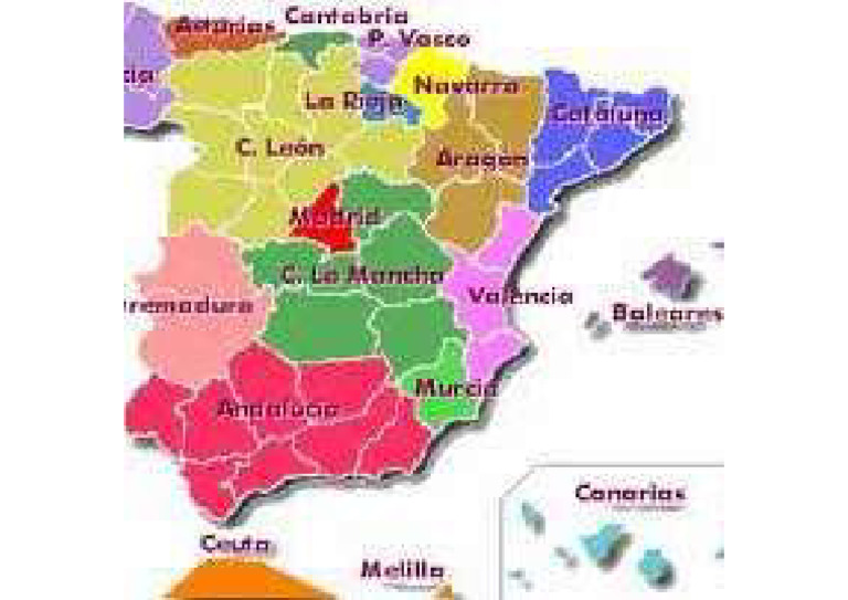 Figura 1 Mapa de Comunidades Autonomas Fuente - Q320 | PDF