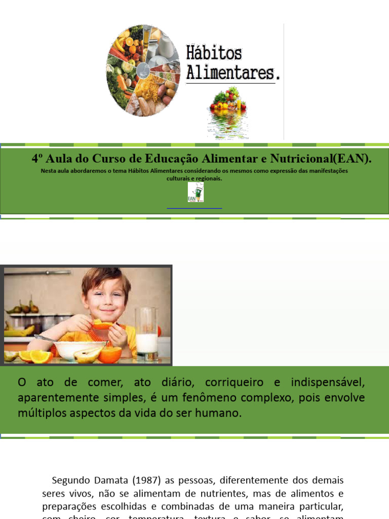 Aula 3 Alimentação Escolar Pdf