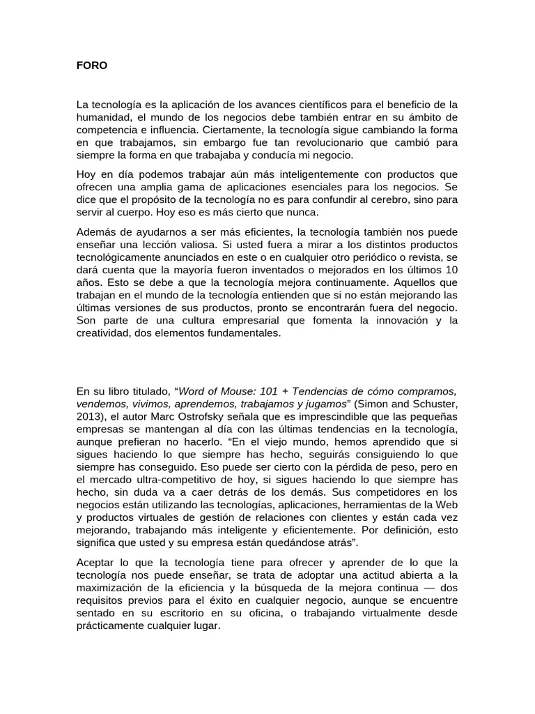 FORO | PDF