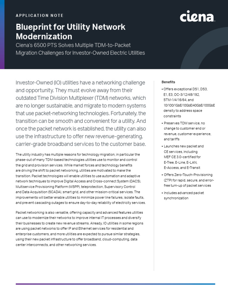 Modernizing Utility Networks with Packet Technology | PDF | Computer ...