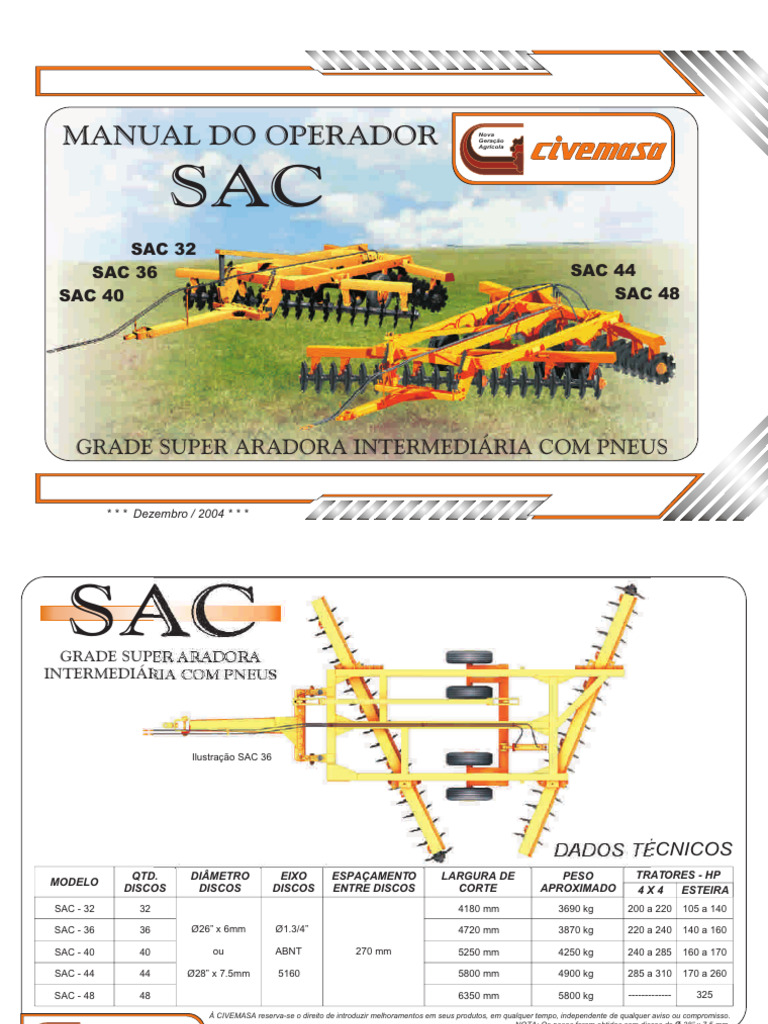 Catalogo Sac Manual | PDF