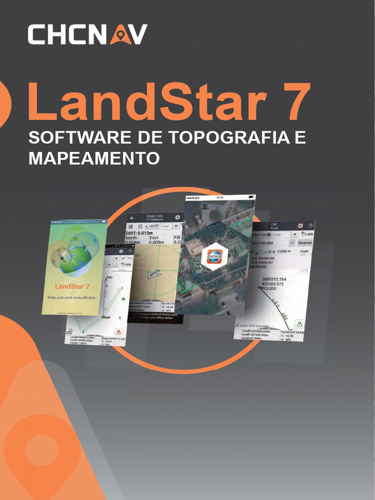 LandStar 7: Software de Topografia Android | PDF | Android (sistema ...