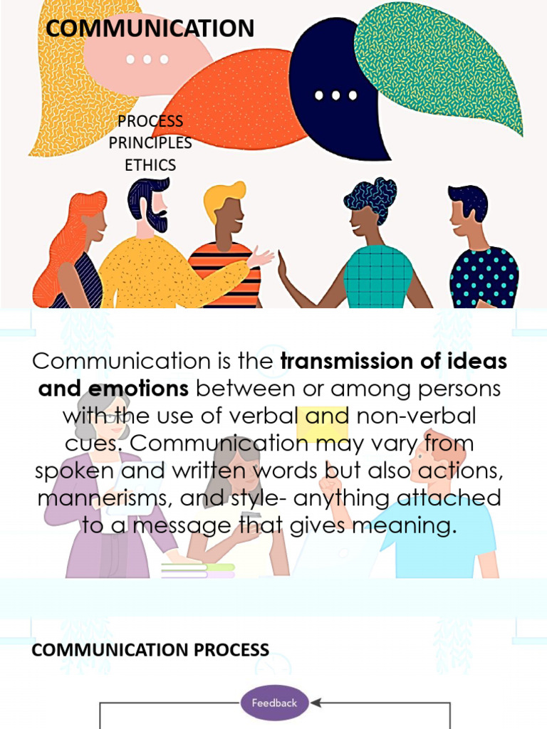 LESSON 1.0 Communication Process | PDF