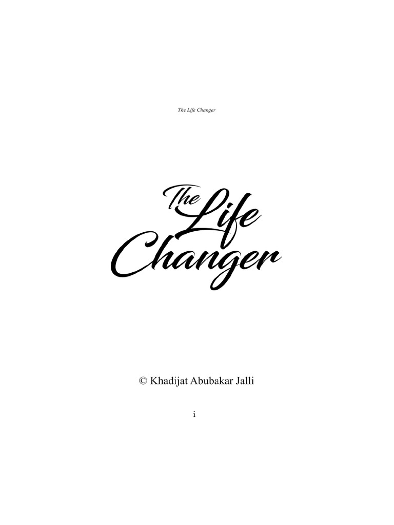 The Life Changer - 040306 | PDF