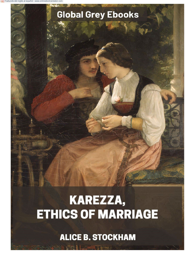 Alice B Stockham - Karezza Ethics of Marriageenes | PDF