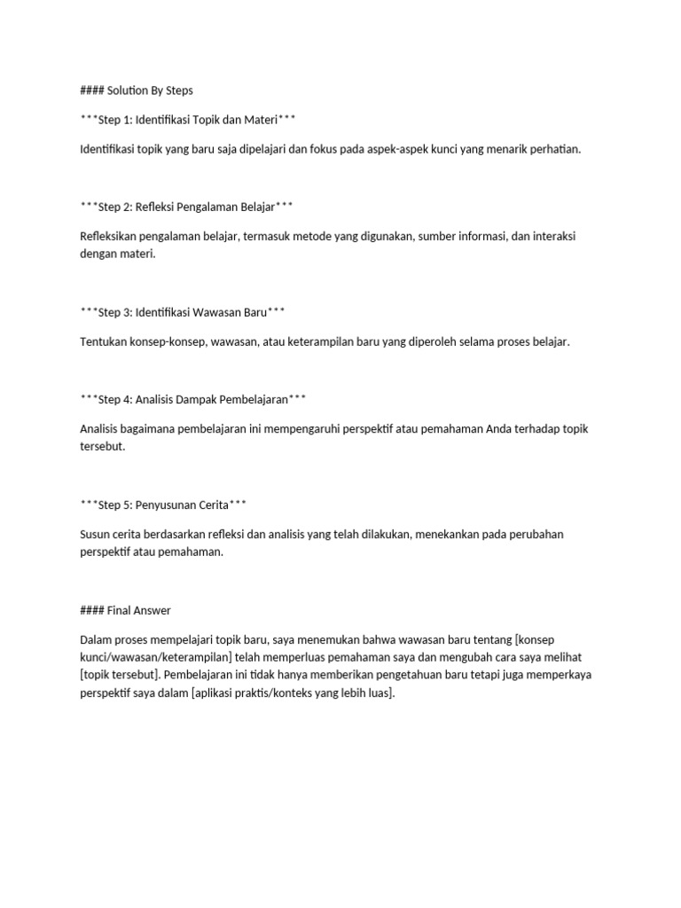 Solution By Steps Pdf