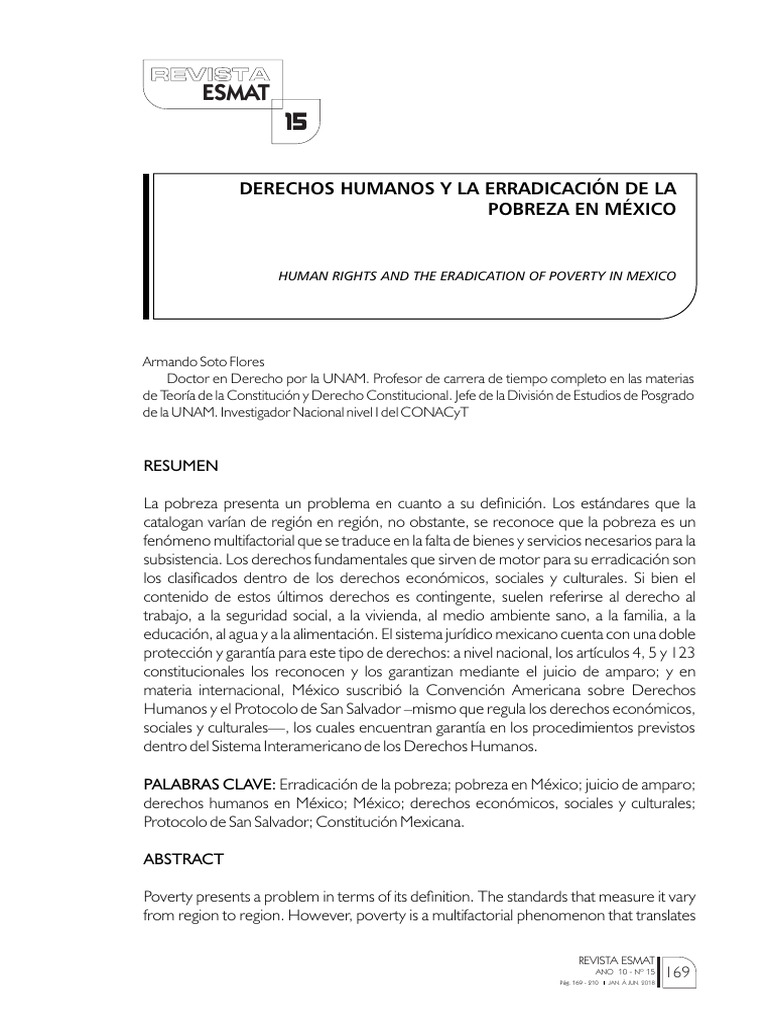 La Erradicación de La Pobreza en México | PDF