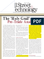 Article Holy Grail Pre Trade Analytics