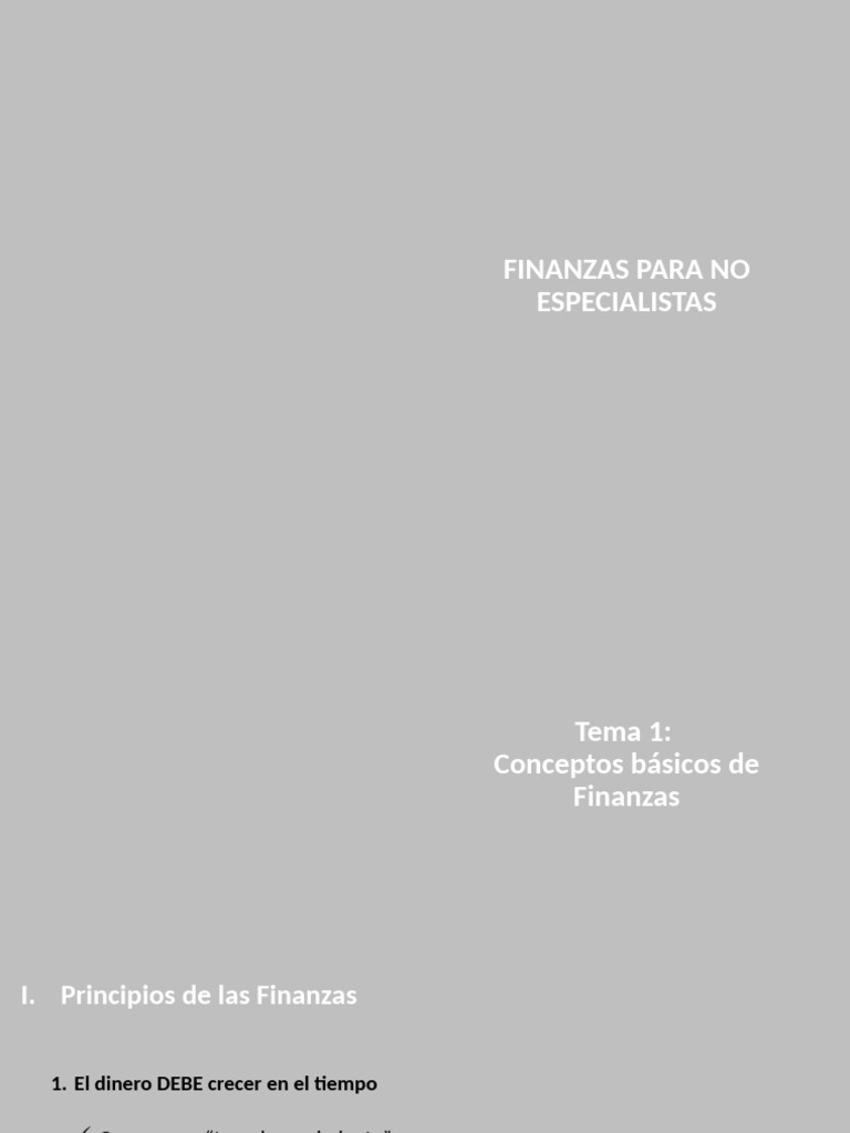 1.1 CyC FF Fundamentos de Finanzas | PDF | Interés | Finanzas y dinero