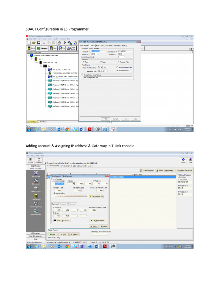 Simplex 4100ES SDACT TL300 SUR-GARD II TSW Tested Procedure | PDF
