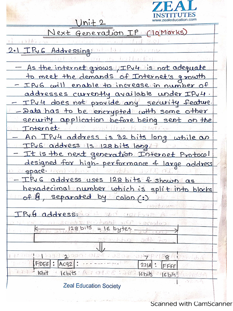 ACN Unit 2 Notes | PDF