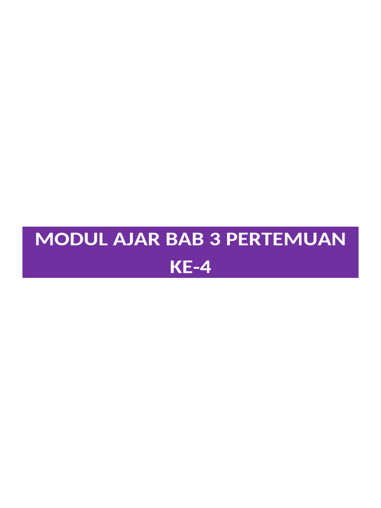 BAB 3 - Pekan Ke 4 MATEMATIKA 3 | PDF
