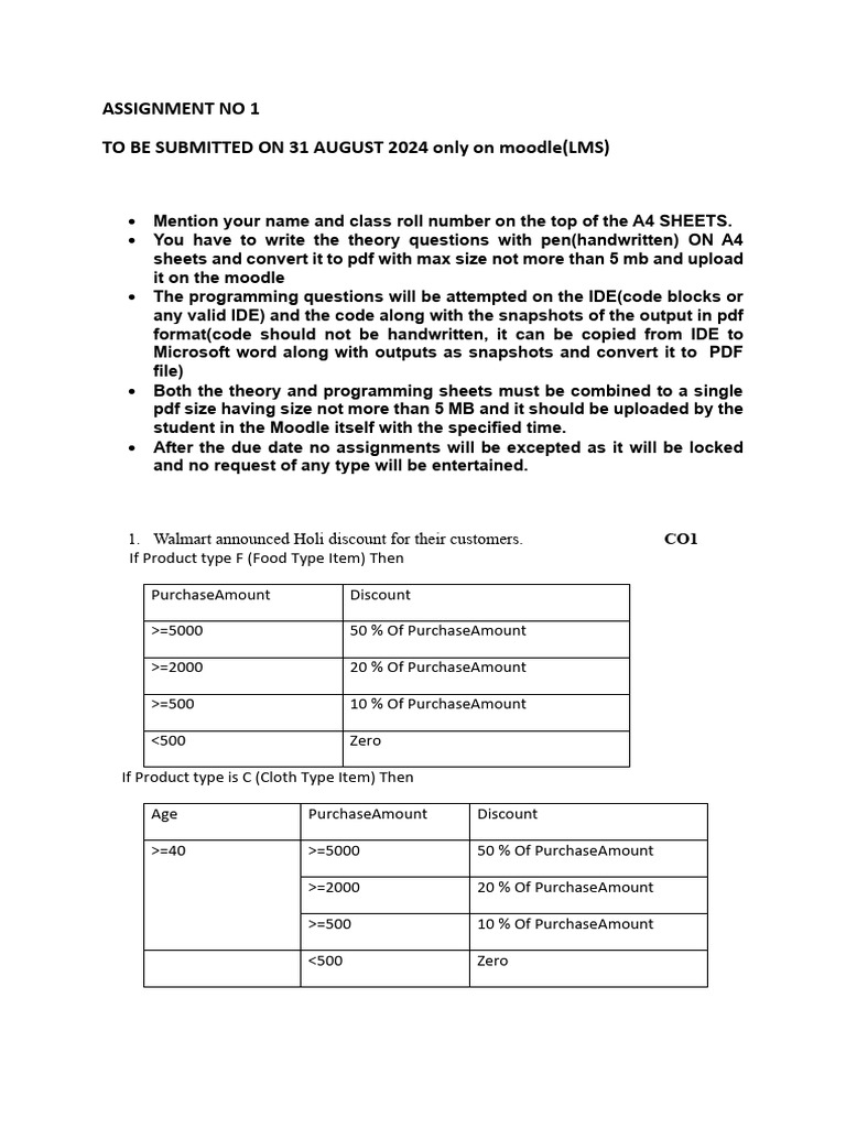 C++ Assignment Question | PDF