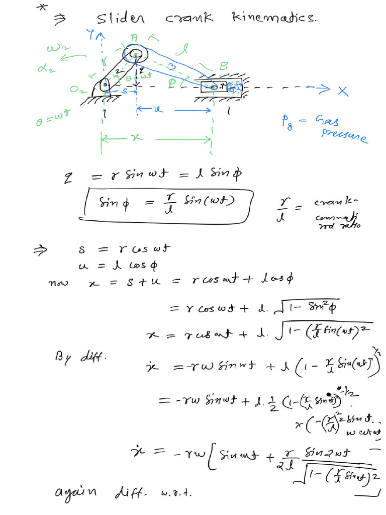 Dynamic Force Analysis of Single Cylinder IC Engine - Compressed | PDF