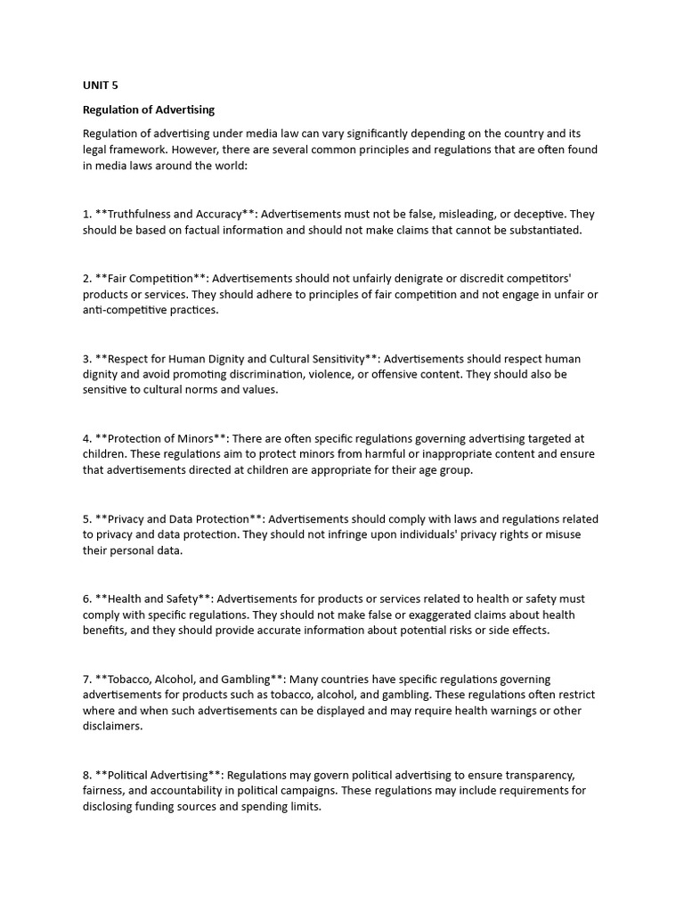 What Is Media Law Pdf