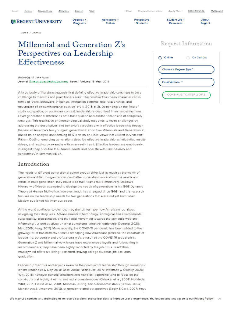 Gen Z and Millennial Leadership Insights | PDF | Leadership | Millennials