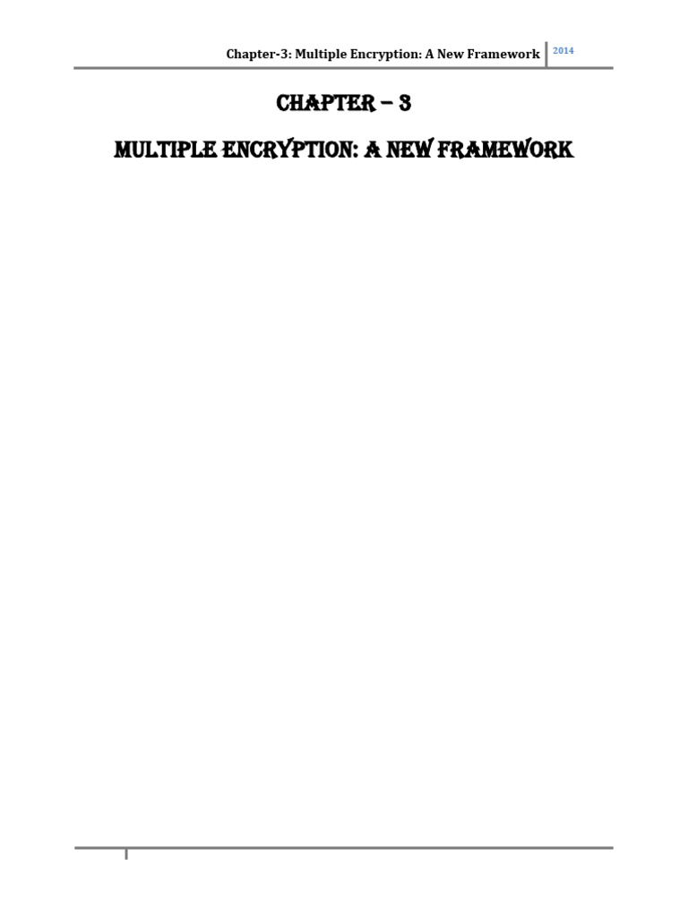 Multiple Encryption Chap 11 | PDF