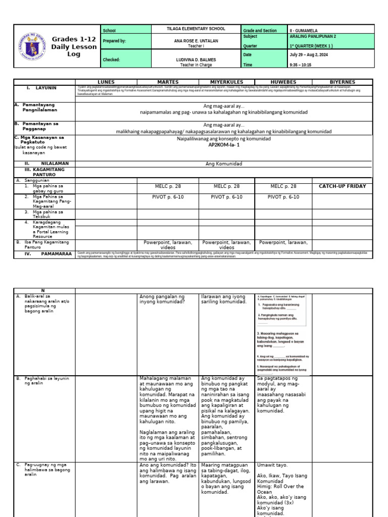 Q1 Ap Week 1 | PDF