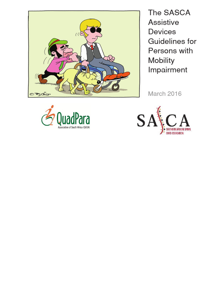 SASCA Mobility Assistive Device Guidelines | PDF