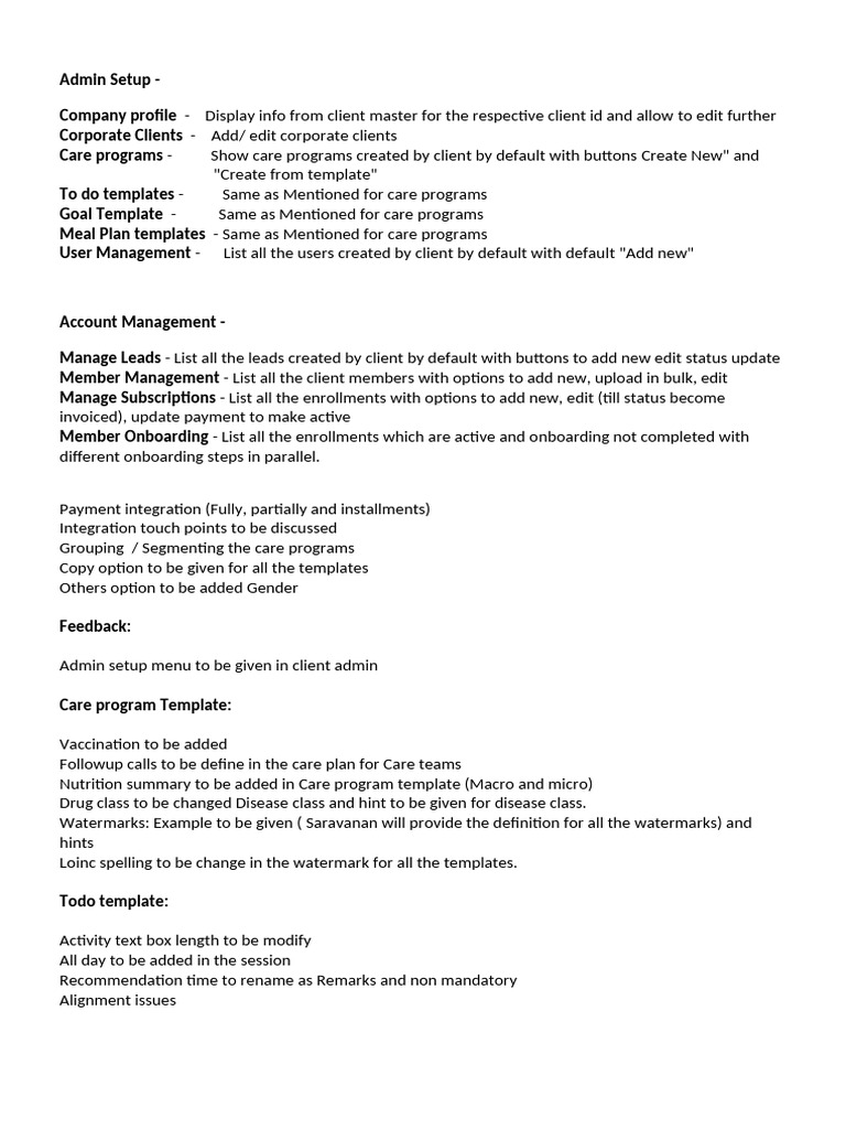 Admin Setup | PDF
