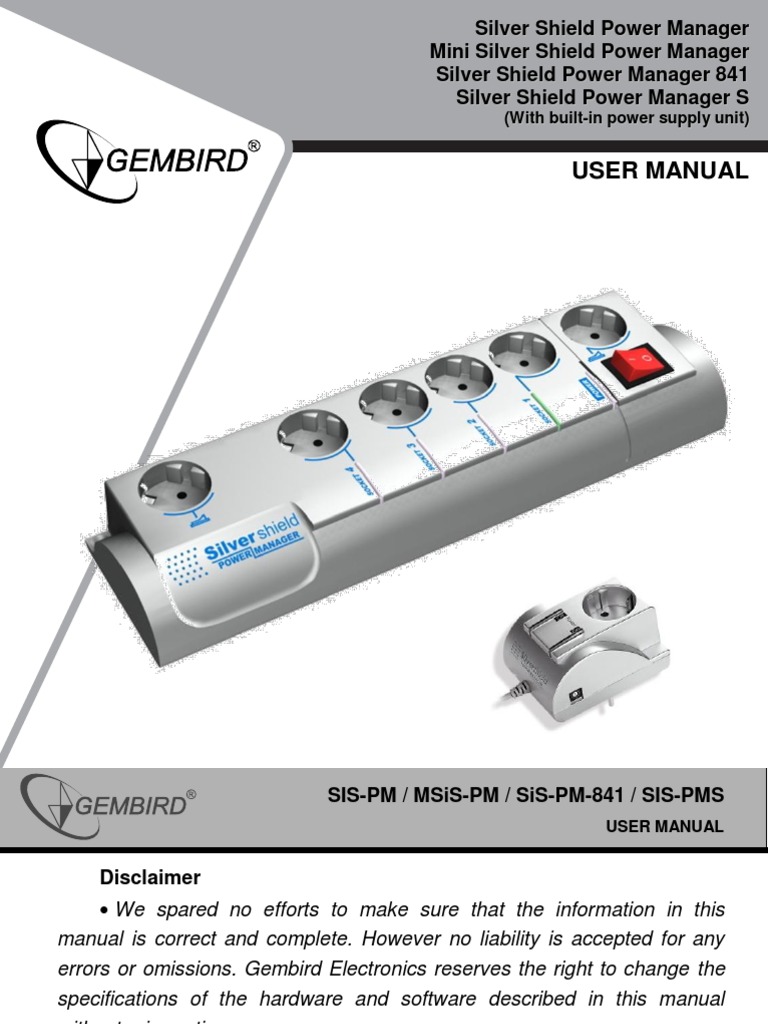 Gembird Silvershield Power Manager Treiber – ZFNHO