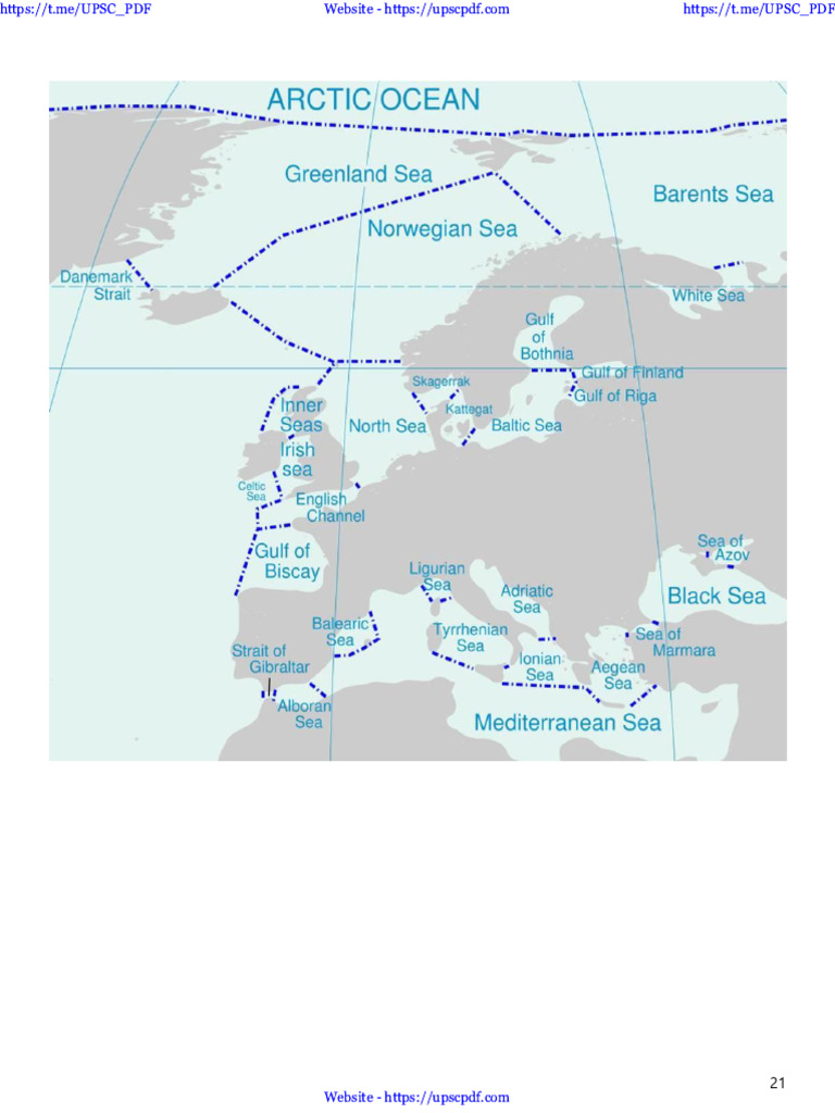 Seas Ans Bays in World | PDF