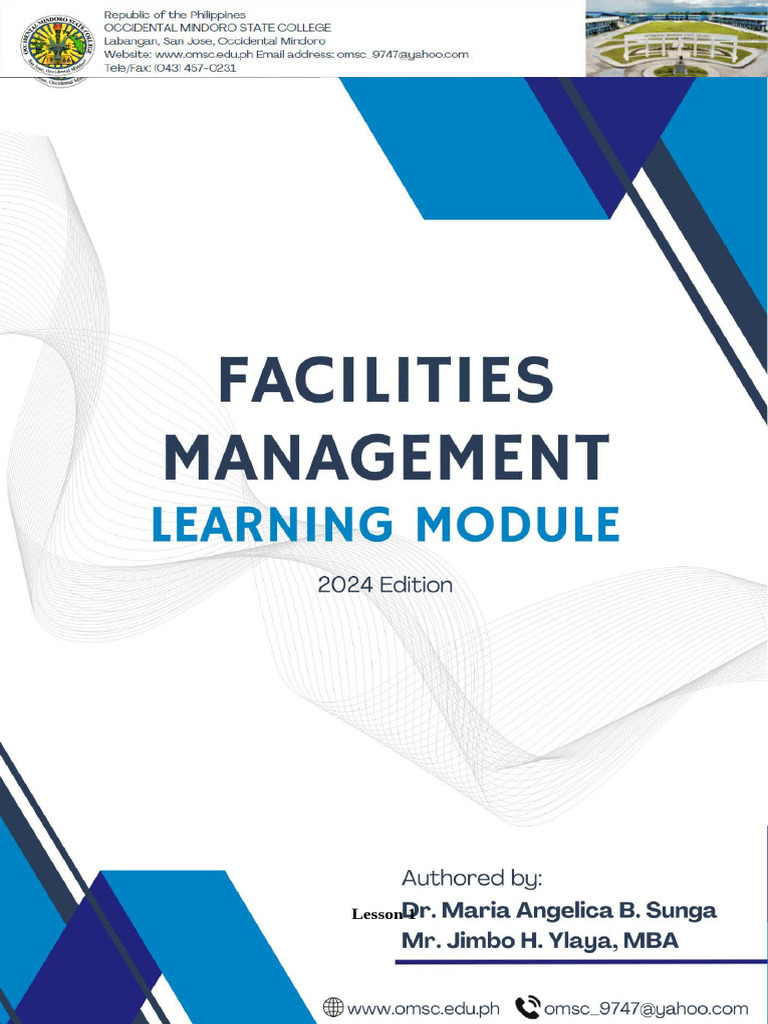 Learning Module in Facilities Management | PDF