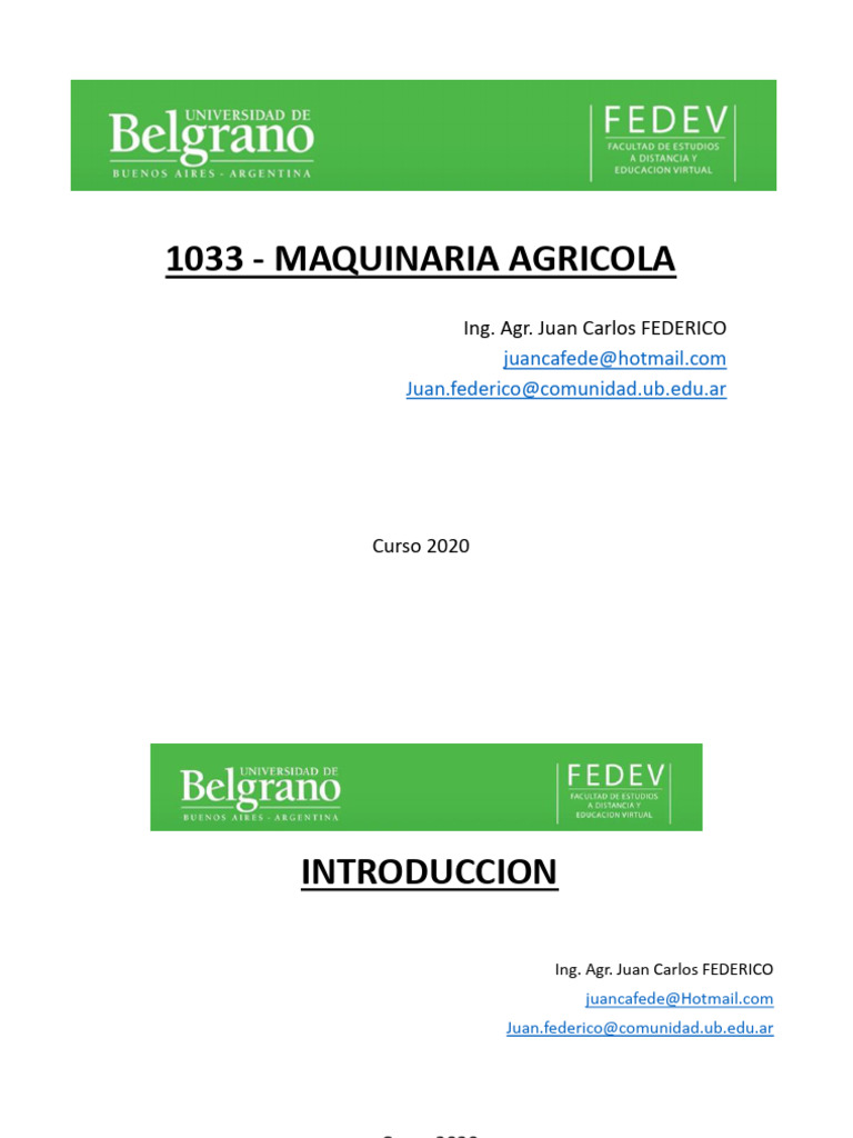 1 UB FEDEV - Presentacion 2020 | PDF