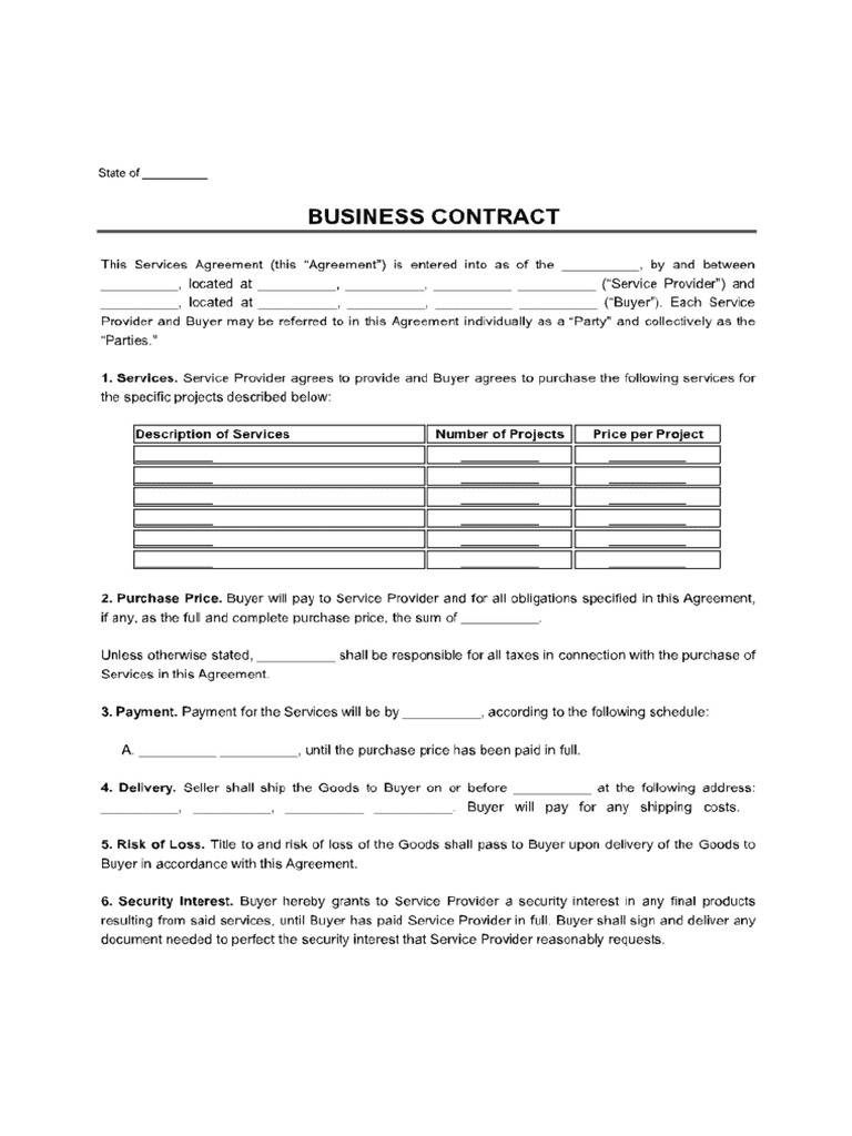 Company Contract 791x1024 | PDF