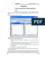 Chuong III- IV VBA for Excel-Auto CAD