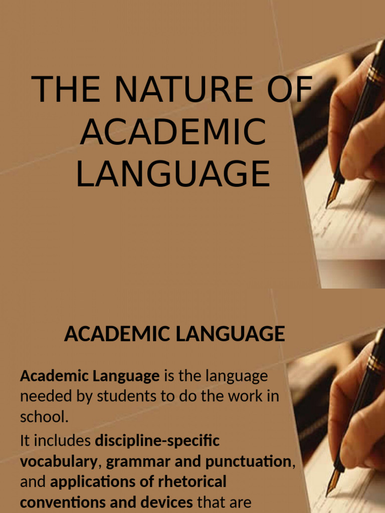 Academic Language Pdf