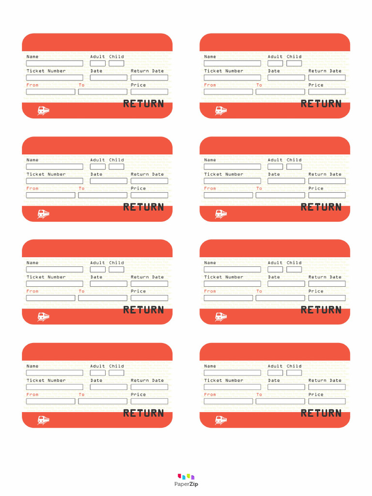 Train Ticket | PDF
