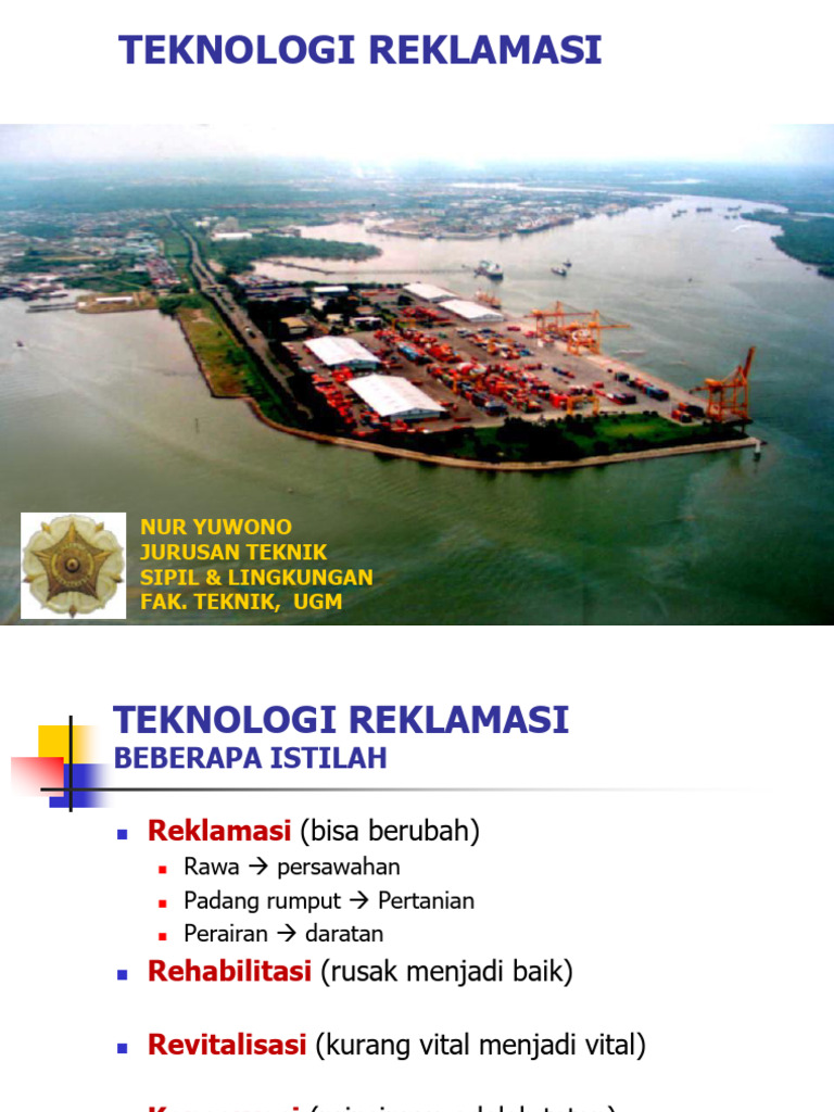 Teknologi Reklamasi | PDF