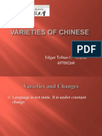 Varieties of Chinese