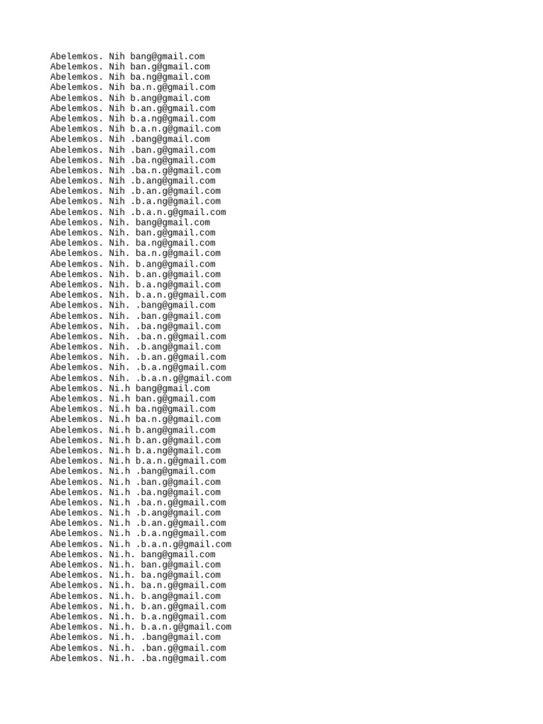 Abelemkos. Nih Bang | PDF