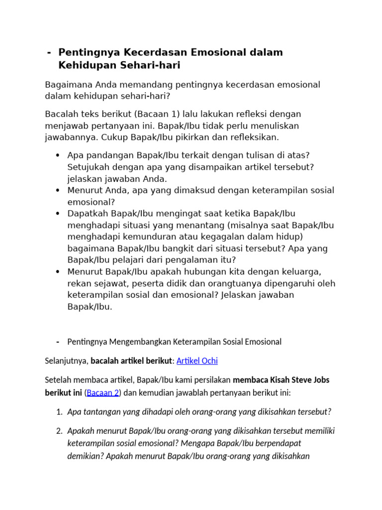 Pembelajaran Sosial Emosional Guru dan Murid di Kelas