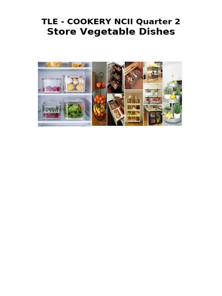 Lesson 4 | PDF | Vegetables | Cooking, Food & Wine