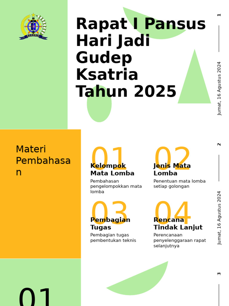 Rapat I Pansus | PDF