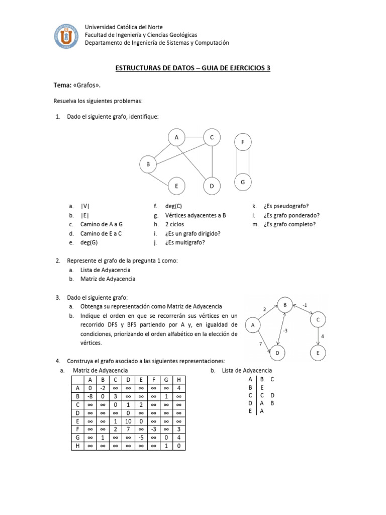 Guía de Ejercicios 3 | PDF