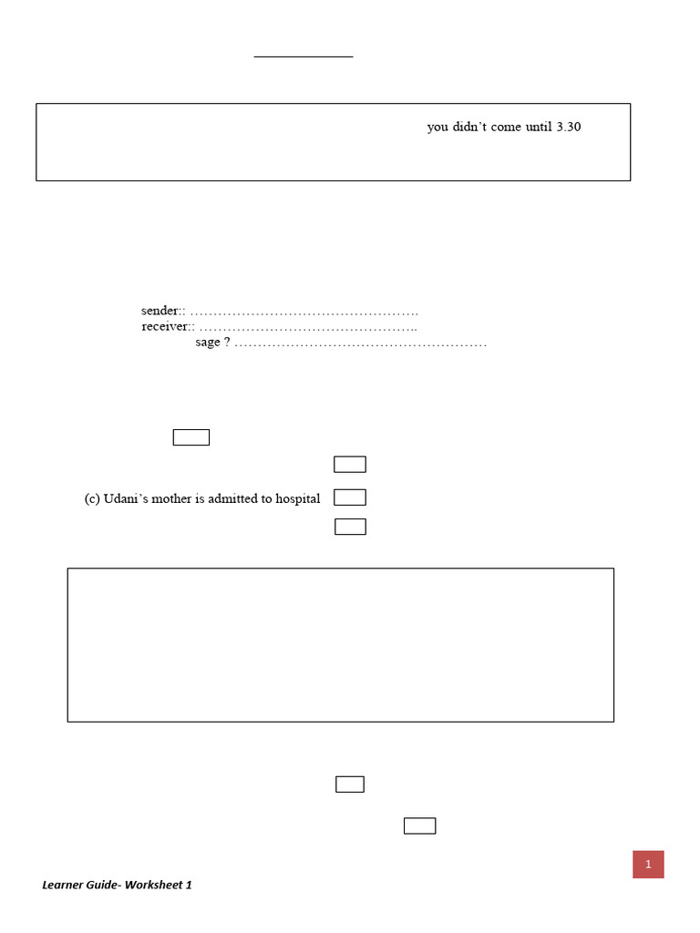 O - L English - Writing Notes Worksheet | PDF