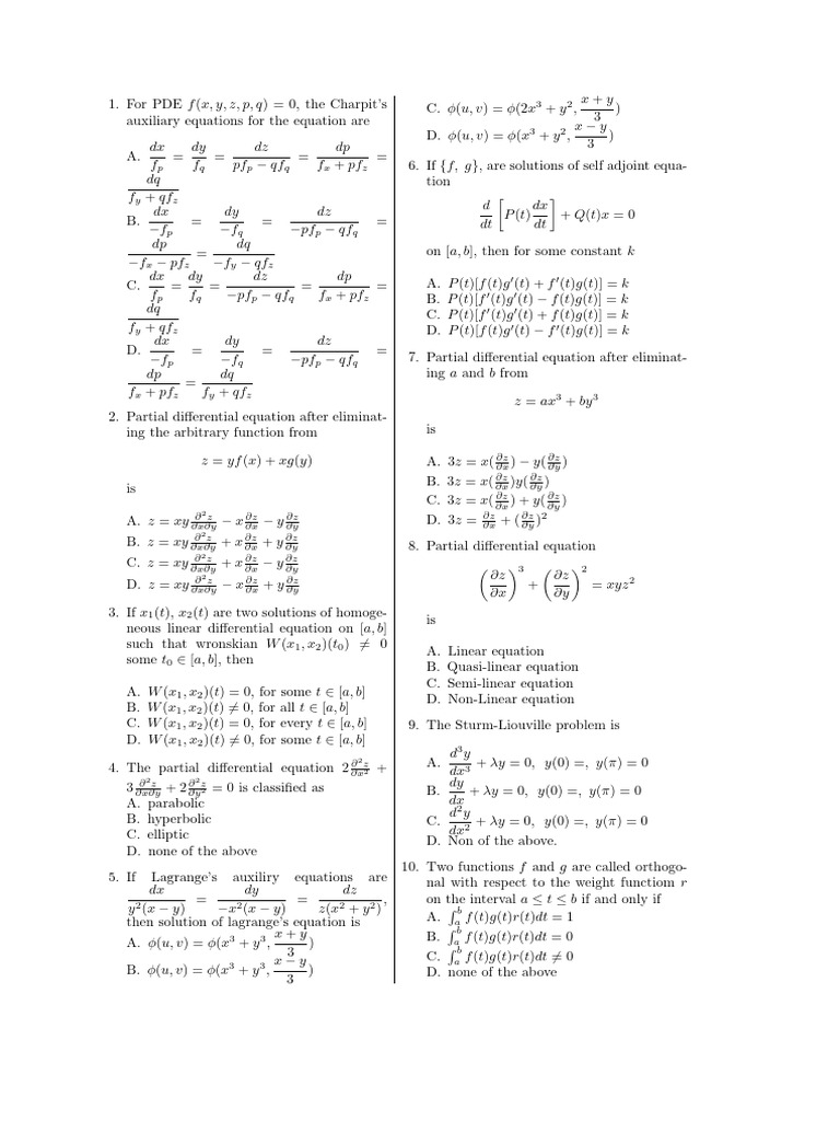 Pde 2 | PDF